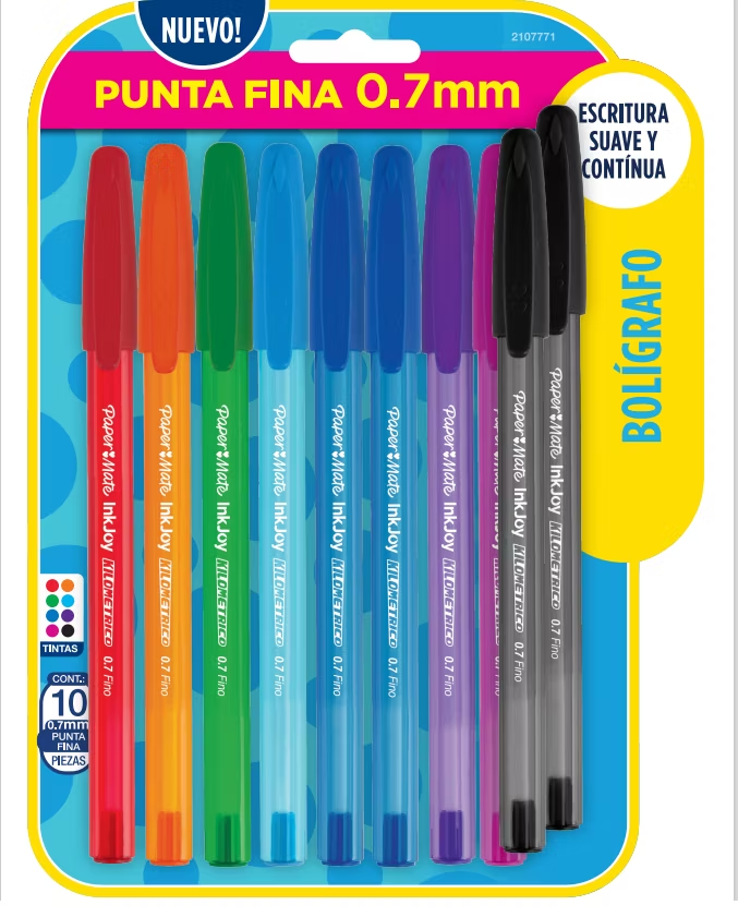 Bolígrafo Paper Mate Write Bros Azul