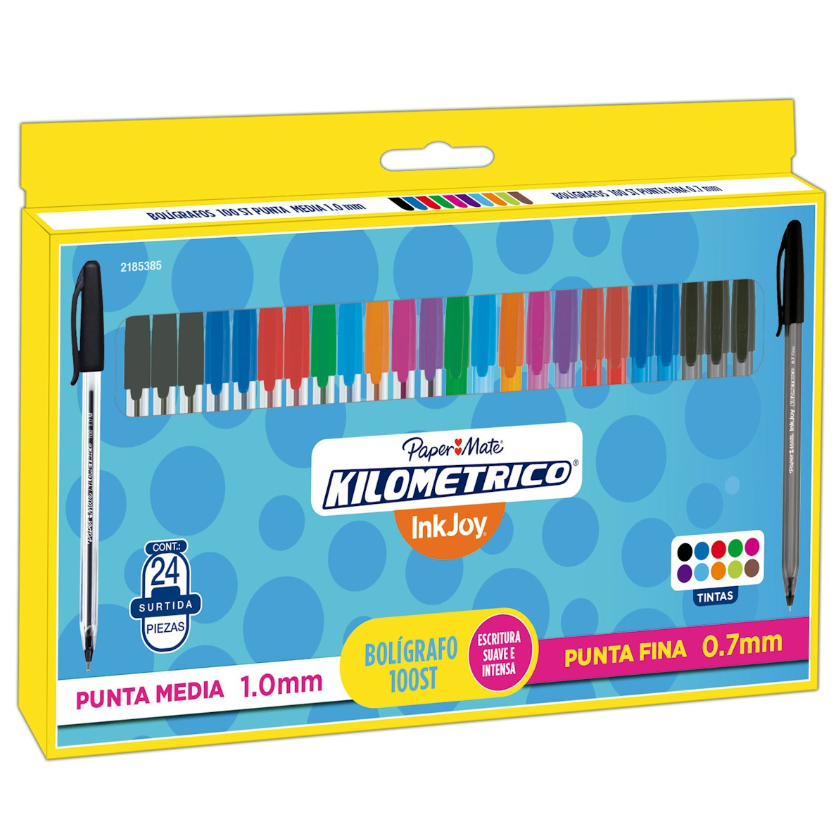 Bolígrafo Paper Mate Kilometrik Azul